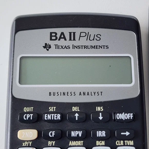 Texas Instruments BA II Plus Financial Calculator Business Analyst With Case - Picture 3 of 12